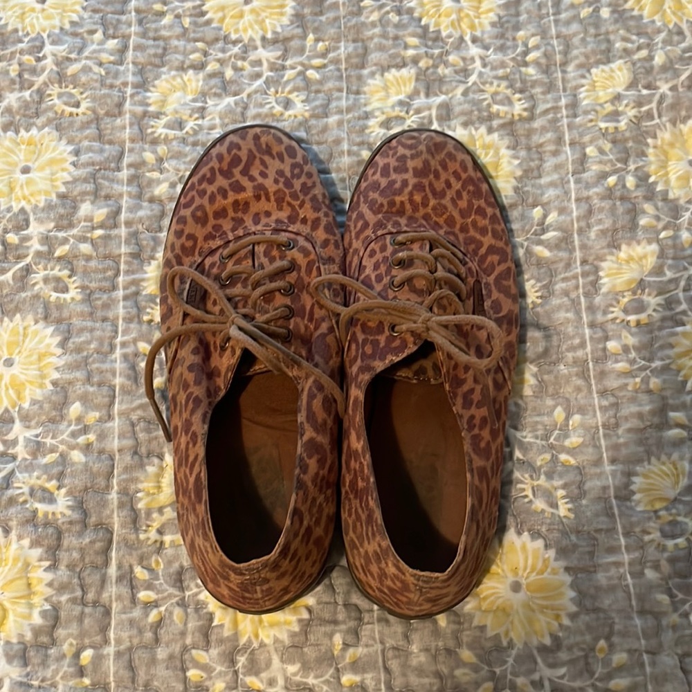 Cheetah print Low top Vans